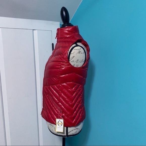 TALBOTS PETITES The Puffer Vest - Glossy Red - Picture 2 of 6